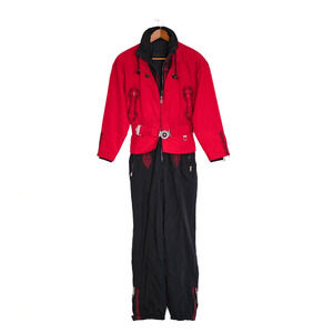 Vintage Bogner Y2K NWT Embroidered One Piece Ski Suit Women's 8 Made in USA